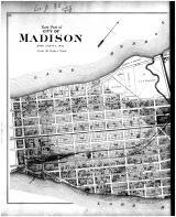 Madison City - East - Left, Dane County 1890
